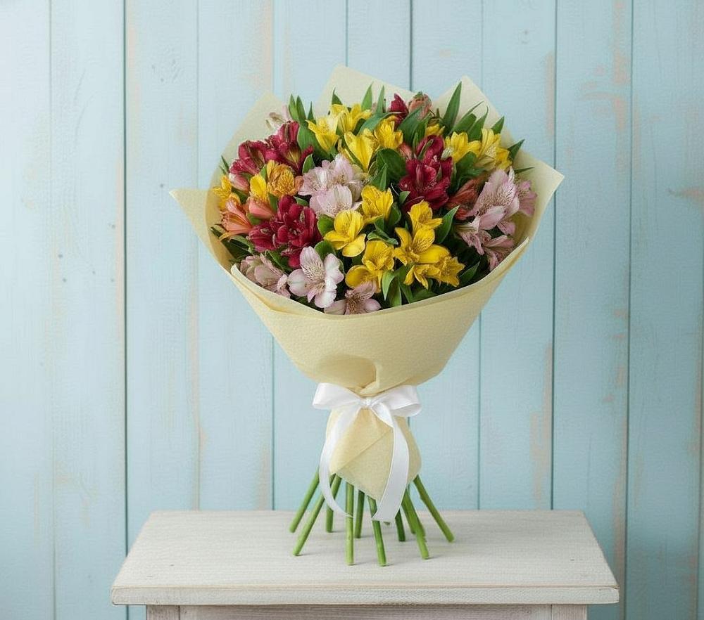 Букет цветов из: Альстромерии в Новозыбкове