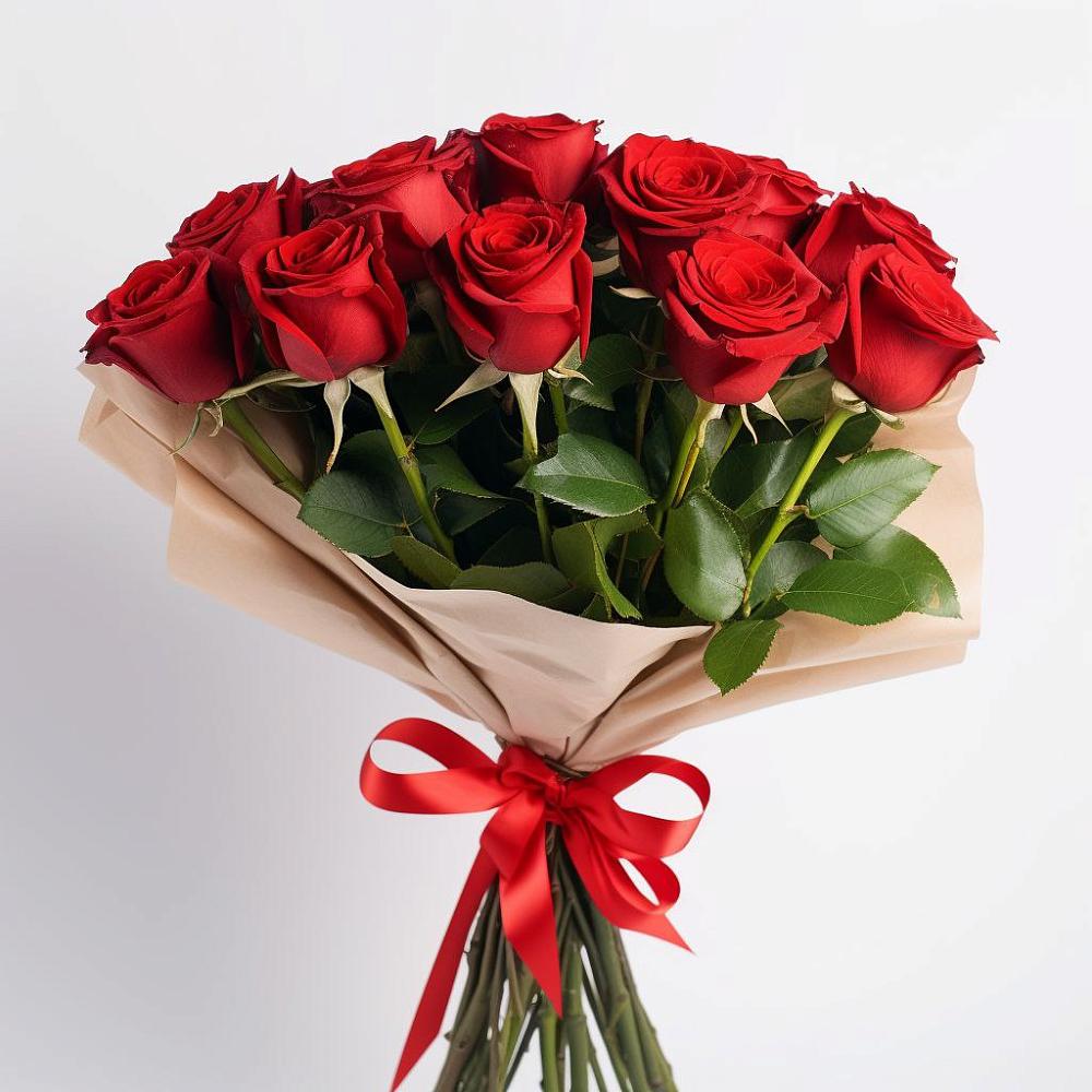 Букет 11 Красных роз Эдлесс Лав в Новозыбкове