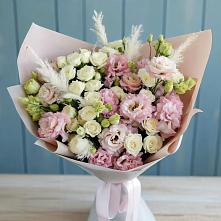 Букет цветов из:  Альстромерии и Розы в Новозыбкове